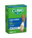 Curad Flex Fabric Bandages, 3/4 x 2.5, 40 Count - CUR45245RBZ - Buy Online on GoSupps.com