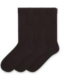 Sugar Free Sox Men's Diabetic Socks Ribbed Mid-Calf 3 Pairs (10-13 Brown) - Health & Comfort | Diabetic-Friendly | Moisture-Wicking - Buy Online on GoSupps.com