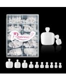 Ranrose 200PC Full Cover Acrylic Fake Toenail Tips - 10 Sizes False Toe Nails with Box for Foot Manicure - Press On Artificial Toenails in White - Buy Online on GoSupps.com