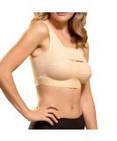 MARENA Recovery Compression Bra with Implant Stabilizer Band | Size 34/36 (M) Beige - Post Surgery Support - Buy Online on GoSupps.com
