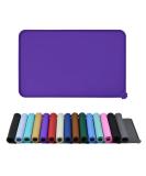 Reopet Silicone Feed Mats for Pets - Waterproof Dog & Cat Mats with Elevated Edges - 71x45 cm (1 Pack) - Purple - Buy Online on GoSupps.com