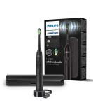 Philips Sonicare 4100 - Philips Sonicare Electric Toothbrush for Adults with 1 x Philips W2 Optimal White Sonic Brush Head in Black Slim Travel Case and USB Charger (Model HX3683/54) - Buy Online on GoSupps.com