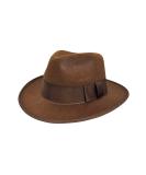 Nicky Bigs Novelties Mens Adventurer Explorer Fedora Hat, Brown, One Size - Buy Online on GoSupps.com