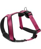 HUNTER NEOPRENE Dog Harness - Padded Nylon Adjustable 73-94 cm - Raspberry/Black - International Shipping Available - Buy Online on GoSupps.com
