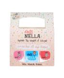 Miss Nella Girl Power Nail Polish 3 Pack - Peel-Off Odorless Water-Based & Safe for Kids - Pink Blue Dark Pink - International Shipping Available - Buy Online on GoSupps.com