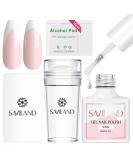 Saviland French Nail Stamp Kit Clear Nail Stamper with White Gel Nail Polish & Nail Scraper French Nail Tip Tools Silicone Jelly French Tip Stamp French Manicure Kit for Nail Art Nail Stamping Kit 01-White - Buy Online on GoSupps.com