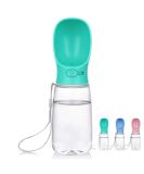 Yicostar Dog Water Bottle 19oz Mint Green - Portable Leak Proof Pet Water Dispenser for Walking, Outdoor, Travel, Hiking - Buy Online on GoSupps.com