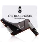 Beard Shaping Tool Template. Beard Shaper Tool Plus Comb for line up & Edging Men's Facial Hair Hairline Perfect Symmetric Lines and Trim with Beard Trimmer Hair Clipper or Razor. - Buy Online on GoSupps.com