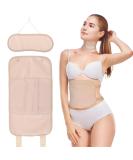 Reusable Castor Oil Pack Set - Khaki Bio-Ricinus Oil Wrap for Sleep Digestion & Abdominal Relief | International Shipping - Buy Online on GoSupps.com