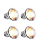 Newfun Turtle Heat Lamp - 4PC E27 75W Dimmable UVA + UVB Full Spectrum Bulbs for Reptiles Turtles Lizards & Amphibians - Ideal Aquarium Heating Solution - Buy Online on GoSupps.com