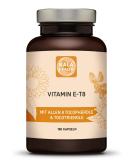 Kala Health Vitamin E - Unique Formula with all 8 Tocopherols and Tocotrienols - 180 Vitamin E8 T8 antioxidants for hair skin & anti -aging - GMO & PAK -free - Made in the EU - Buy Online on GoSupps.com