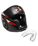 FA-Xtreme Boxing Headgear - Black | Head Gear & Mouth Guard for MMA Kickboxing | Adults & Kids 11+ Large | Ideal for Sparring & Training - Buy Online on GoSupps.com