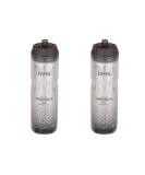 Zefal Pack Arctica 75 | Isothermal 750ml Bike Drinking Bottles | BPA-Free Waterproof & Odorless | Double Pack in Silver/Black - Buy Online on GoSupps.com