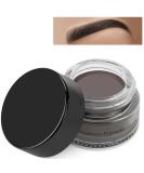Waterproof Eyebrow Pomade - Long-lasting Smudge Proof & Sweat Resistant Natural Makeup for All Skin Types (1# Black - Buy Online on GoSupps.com