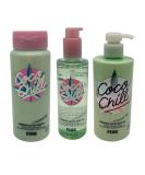 Victoria's Secret PINK COCO CHILL Body Care Set - Body Wash Body Oil & Lotion | International Shipping Available - Buy Online on GoSupps.com