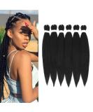 Ancient Lichenhaar Easy Braid - 6 Packs Professional Itch-Free Synthetic Fiber Crochet Hair Extensions 26 inch (1B) Yaki Texture - Buy Online on GoSupps.com