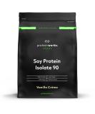 The Protein Works Soy Protein 90 Isolate Powder | 100% Plant-Based | Low Fat, No Added Sugar | Gluten-Free | Vanilla Cr me Flavor | 1kg - Buy Online on GoSupps.com