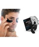 Men's Activated Charcoal Eye Patches - Anti-Wrinkle Energizing Masks for Puffiness & Dark Circles (5 Pack) - International Shipping Available - Buy Online on GoSupps.com
