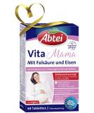 Abbey Vita Mama - Dietary Supplements for Conception Pregnancy & Breastfeeding | Essential Vitamins & Minerals | Vegetarian | 60 Tablets - Buy Online on GoSupps.com