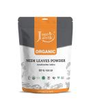 Just Jaivik USDA Certified Organic Neem Leaves Powder 227g - Promotes Healthy Hair and Clear Skin - Azadirachta Indica Herb for Skin and Hair Care - Buy Online on GoSupps.com