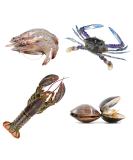 Seafood Boil Box 1 - Lobster, Blue Crabs, Shrimp, Clams - 4.2kg - Buy Online on GoSupps.com