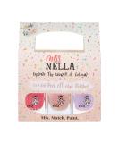 Miss Nella Good Vibellack 3 Set: Abracadabra Sugar Hugs & Butterfly Wings pull-off nail polish especially for children peel-off non-toxic water-based odorless - Buy Online on GoSupps.com