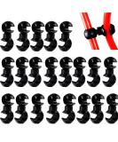 20PCS Bike Cable Clips - Plastic Rotating S-Hook Clips for MTB Brake Gear Housing - Buy Online on GoSupps.com