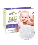 PureTree Organic Cotton Nursing Pads for Breastfeeding - 100 Disposable Pads - Buy Online on GoSupps.com