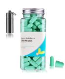 60 Pairs Ear Plugs for Sleeping | 36 dB Noise Suppression | Aluminum Storage Box | Ideal for Snoring Construction Travel & Study - Buy Online on GoSupps.com