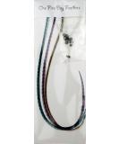 Feather Hair Extensions 3 Pack + Rings/Loop (Midnight Naturals) - Buy Online on GoSupps.com