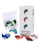 Buy Reusable Silicone Ear Plugs for Sleeping | Waterproof Noise-Suppressive Earplugs | 3 Pairs for Ultimate Hearing Protection - Buy Online on GoSupps.com