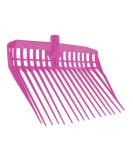 Kerbl dung fork ecoFOFOFORK color pink without stem L x W 28 x 30 cm with 16 tines made of almost unbreakable plastic hay fork 326054 - Buy Online on GoSupps.com