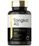 Carlyle Tongkat Ali 180 Quick Release Capsules | 1600mg Non-GMO Gluten Free Supplement for Energy & Wellness - Buy Online on GoSupps.com
