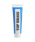 Top Brass Anti Dandruff Hair Cream for Men & Women | Non-Greasy Styling Cream with Beeswax & Candelilla | Relieves Dry Scalp Dandruff & Itching | International Shipping Available - Buy Online on GoSupps.com