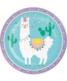 Creative Converting Llama Party Paper Plates - 8 ct Multicolor | Perfect for International Shipping - Buy Online on GoSupps.com