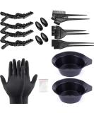 Coloring hair coloring set 20 parts DIY Beauty Salon Tool Kit brush comb hair tanning shell dyeing ear covering gloves for DIY salon hair dye hairdresser accessories - Buy Online on GoSupps.com