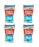 Burton's Fish & Chips Salt & Vinegar Delicious Baked Snack Treat | abFinds Mug (4 Pack) - Buy Online on GoSupps.com