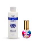 Blossom Lavender Cuticle Oil & Blue Cross Cuticle Remover Bundle - 0.42oz & 6oz - Made in USA - Buy Online on GoSupps.com