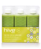 Hive Options Tea Tree Cream Wax Roller Depilatory Wax Cartridges 80g - Pack of 6 - Buy Online on GoSupps.com