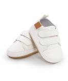 MK MATT KEELY Baby Girl First Walking Shoes Anti-Slip Soft PU Leather Sneakers for Infant Toddler 12-18 Months White Style2 - Buy Online on GoSupps.com