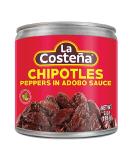 La Costena Chipotle in Adobo 24 x 199g Case/Mexican Chipotle Peppers In Adobo Sauce Canned Spicy Chipotle Chillies - Buy Online on GoSupps.com
