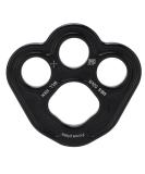 Paw Rigging Plate 3-Hole Aluminum Anchor Plate for Rock Climbing - 50KN Weight Bearing | Climbing Gear for Outdoor Adventures - Buy Online on GoSupps.com