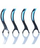 LCP Hairproducts Premium Penguin Hair Clips - 4 Pack Black & Blue | Best Sectioning Clips for Effortless Styling - Buy Online on GoSupps.com