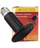 Buy Aiicioo Terrarium Heat Lamp | Ceramic Reptile Light for Lizards Bearded Dragons Snakes & Chickens | 220V E27 (100W) - Protect Your Pets' Eyes - Buy Online on GoSupps.com