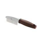 HUNTER SPA grooming comb with rotating teeth for the care of top coat and undercoat 21 x 4 cm grey / brown - Buy Online on GoSupps.com