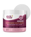 Ultimate Ingrown Hair Treatment Pads - Exfoliating Razor Bump Solution for Bikini & Pubic Areas - Effective Hair Removal Kit for Men & Women - Achieve Smooth Bump-Free Skin Daily - Buy Online on GoSupps.com