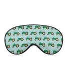 Green Tractor Sleep Eye Mask - Soft & Funny Blindfold for Travel - Buy Online on GoSupps.com
