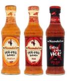 Nando's Piri Piri Sauce Trio - Medium Hot Xtra Hot - 125g Each | Authentic Portuguese Peri-Peri Flavors | Spice Up Your Culinary Adventures - Buy Online on GoSupps.com