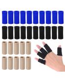 Finger Arthritis Sleeves (30Pcs), Elastic Thumb Splint Brace Support Protector Finger Compression Sleeve for Arthritis Joint Pain Relief, Breathable Finger Tape for Triggger Finger Sports Aid Support - Buy Online on GoSupps.com