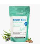 Casida Epsom Salt Bath with Rosemary & Eucalyptus Oil - 1000g Magnesium Sulfate for Muscle & Joint Relief - Natural Wellness Solution - Buy Online on GoSupps.com
